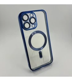 Чохол UMKU Shining з MagSafe для Apple iPhone 15 Pro Max (Темно-синій)