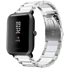 Ремешок Stainless Steel Universal 22 mm (Silver-White)
