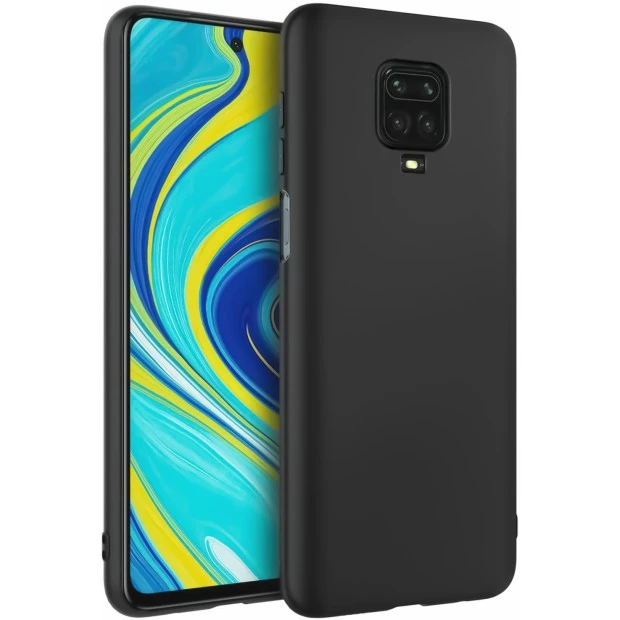 Силикон Graphite Xiaomi Redmi Note 9S / Note 9 Pro (Чёрный)
