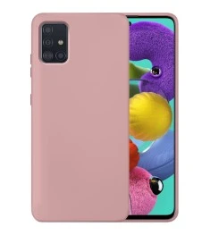 Силикон Original 360 Case Samsung Galaxy A51 (2020) (Пудровый)