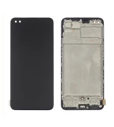 Дисплей для Oppo A93 (4G) с чёрным тачскрином и корпусной рамкой IPS
