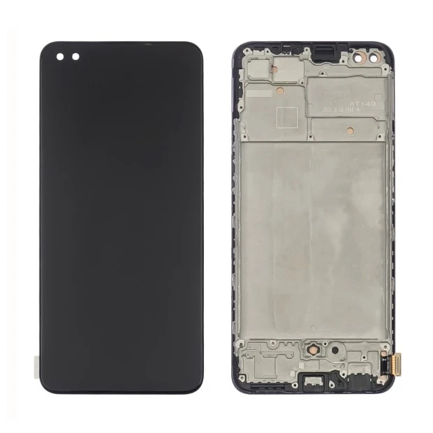 Дисплей для Oppo A93 (4G) с чёрным тачскрином и корпусной рамкой IPS