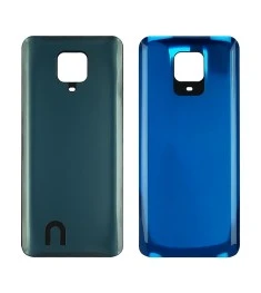 Заднее стекло корпуса для Xiaomi Redmi Note 9S/9 Pro/9 Pro Max Aurora Blue синее..