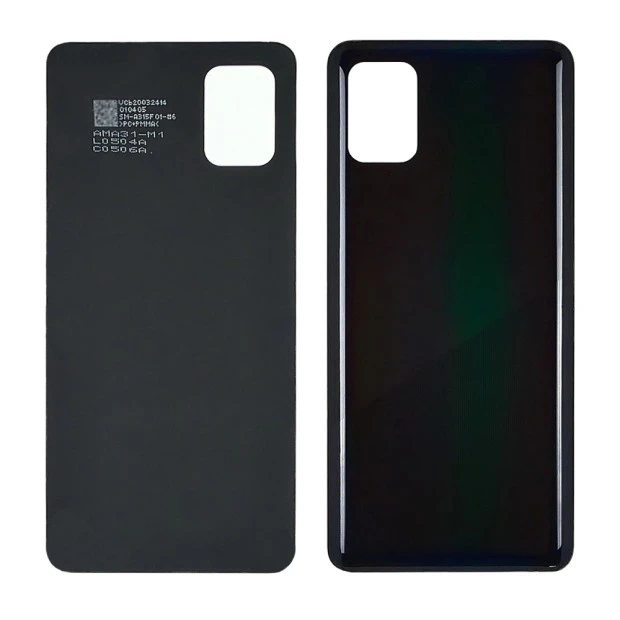 Задняя крышка для Samsung A315 Galaxy A31 (2020) чёрная
