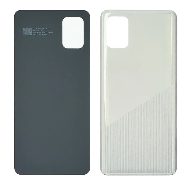 Задняя крышка для Samsung A415 Galaxy A41 (2020) Prism Crush White белая