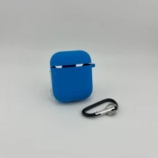 Чохол для навушників Full Silicone Case with Microfiber Apple AirPods (12) Королівський Синій