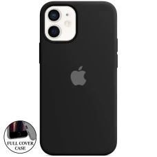 Силикон Original Round Case Apple iPhone 12 Mini (07) Black