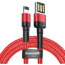 USB cable Baseus Cafule Special Edition 2.4A (1m) (Lightning) (Red) CALKLF-B