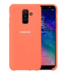 Силикон Original Case HQ Samsung Galaxy A6 Plus (2018) A605 (Коралловый)