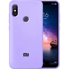Силикон Original 360 Case Logo Xiaomi Redmi Note 6 / Note 6 Pro (Фиалковый)