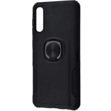 Накладка Ring Leather Case Samsung Galaxy A50 (2019) (Чёрный)