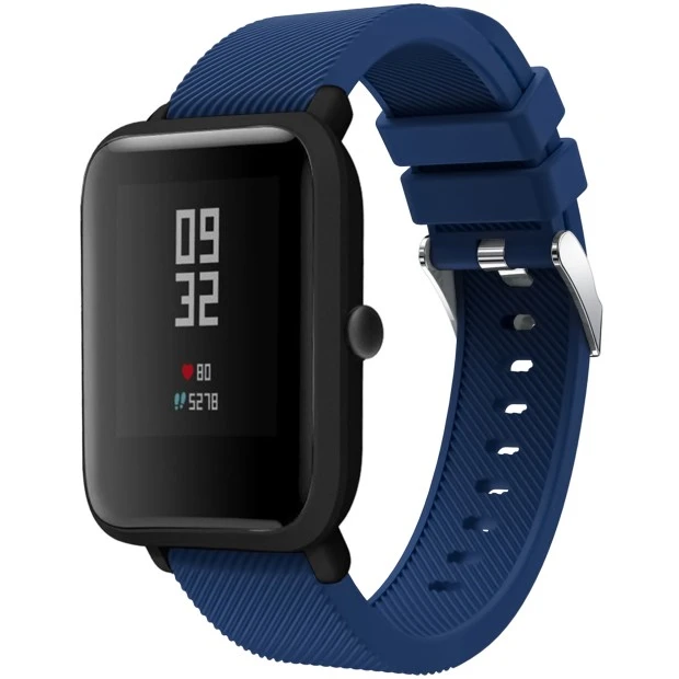 Ремешок Original Design Xiaomi Amazfit Bip 20мм (Buckle) (Тёмно-синий)