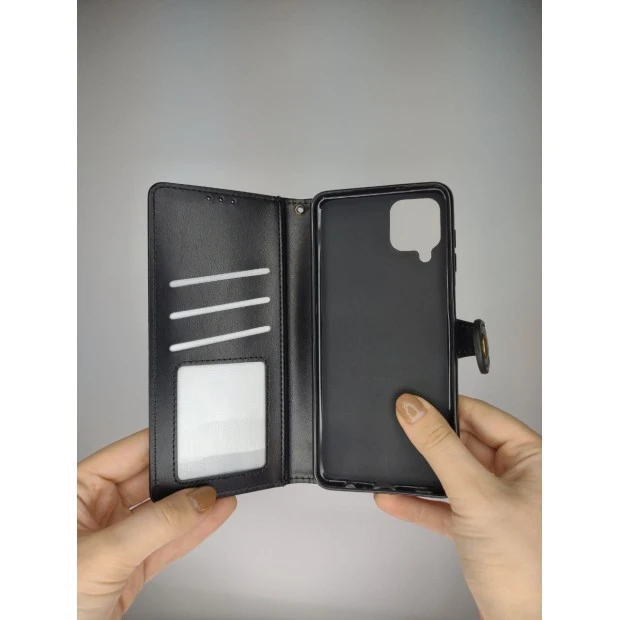 Чехол-книжка Leather Book Gallant Samsung Galaxy A12 / M12 (Чёрный)