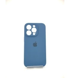 Силіконовий оригінальний чохол RoundCam для Apple iPhone 14 Pro (22) синій кобал..