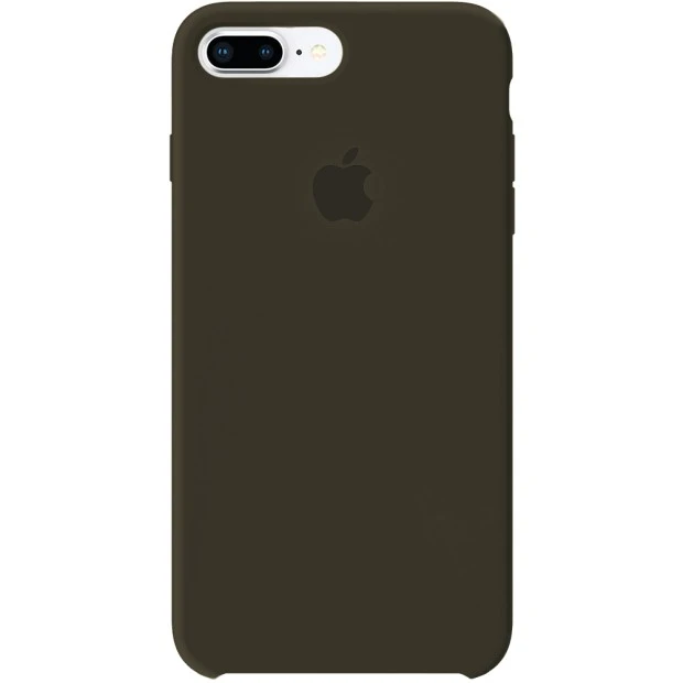 Чехол Silicone Case Apple iPhone 7 Plus / 8 Plus (Dark Olive)