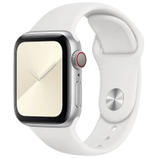 Ремешок Apple Watch Silicone 38 / 40 / 41 / SE (06) White