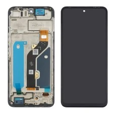 Дисплей для INFINIX Hot 12 (X6817) с чёрным тачскрином и корпусной рамкой