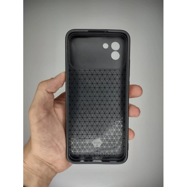 Чохол-бронь Ring Serge Armor ShutCam для Samsung Galaxy A03 (Чорний)
