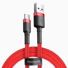 USB-кабель Baseus Cafule Edition 2.4A (1m) (MicroUSB) (Красный) CAMKLF-B09