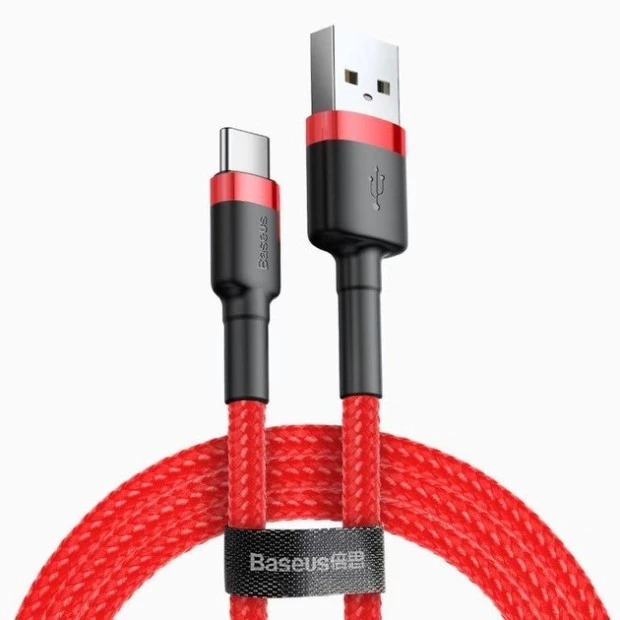 USB-кабель Baseus Cafule Edition 2.4A (1m) (MicroUSB) (Красный) CAMKLF-B09