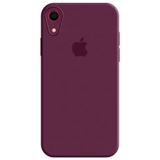 Силикон Original RoundCam Case Apple iPhone XR (57) Marsala
