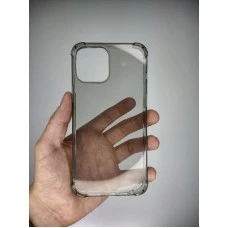 Силікон 6D Apple iPhone 12 Pro Max (Сірий)