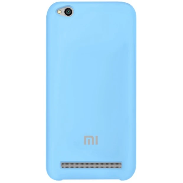 Силикон Original Case Logo Xiaomi Redmi 5a (Голубой)