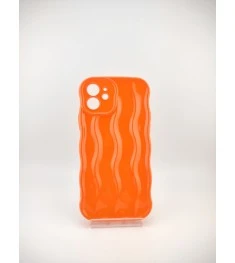 Чохол WAVE Lines Case для Apple iPhone 12 (Помаранчевий)
