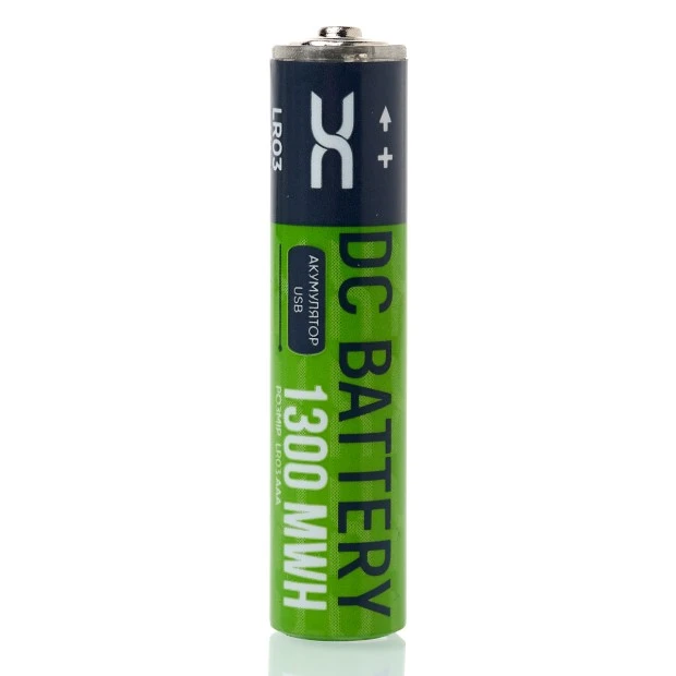 Акумулятор DC AAA Type-C 1300mAh (1шт)