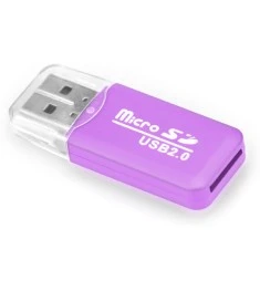 Переходник Card Reader RS052 (Фиолетовый)
