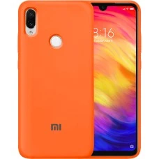 Силикон Original 360 Case Logo Xiaomi Redmi Note 7 (Оранжевый)