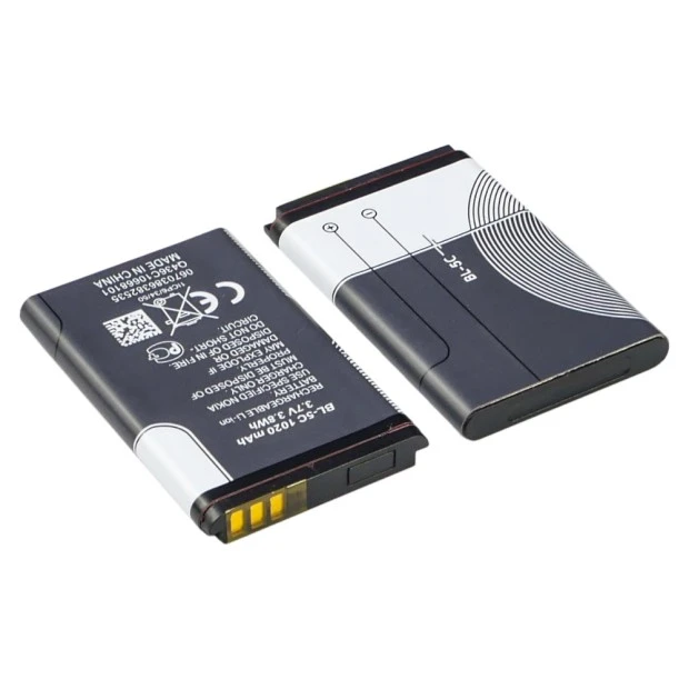 Акумулятор BL-5C для Nokia 2300 / 3100 / 5030 / 6230 / 6230i / 6600 / 6630 / C1-00 / C2-00 / E50 / N70 / N71 /