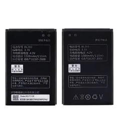 Аккумулятор BL203 для Lenovo A369i/ A66/ A278T/ A208T/ A218T/ A365E/ A308T/ A396..