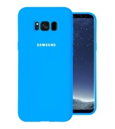 Силикон Original Case Samsung Galaxy S8 (Голубой)