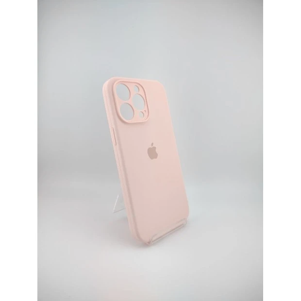 Силіконовий оригінальний чохол RoundCam для Apple iPhone 14 Pro Max (76) у кольорі Chalk Pink