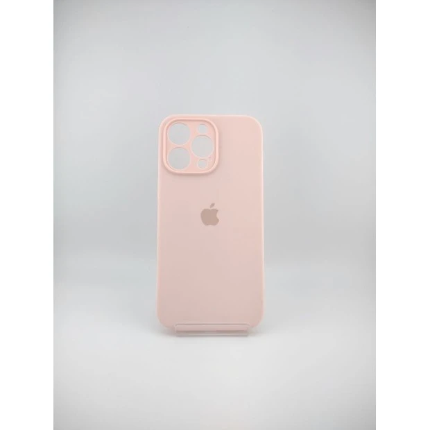Силіконовий оригінальний чохол RoundCam для Apple iPhone 14 Pro Max (76) у кольорі Chalk Pink