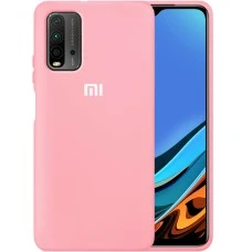 Силікон Original 360 Case Logo Xiaomi Redmi 9T (Рожевий)
