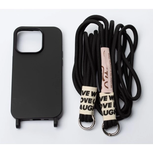 Чохол Cord Case для Apple iPhone 15 Pro Max (Чорний)