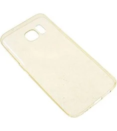 Силикон QU Case Samsung Galaxy S7 Edge (Золотой)