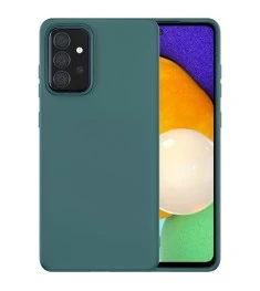 Силикон Wave Case Samsung Galaxy A52 (2021) (Тёмно-зелёный)