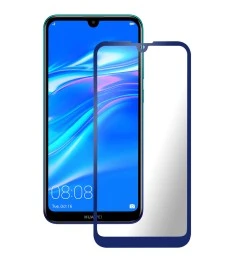 Защитное стекло 3D Huawei Y7 (2019) Blue