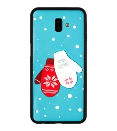 Силикон Christmas Case Samsung Galaxy J6 Plus (2018) J610 (Glove)