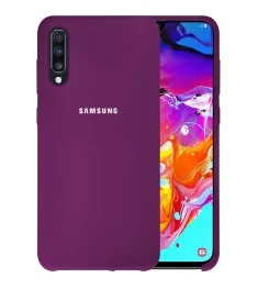 Силикон Original Case HQ Samsung Galaxy A70 (2019) (Сиреневый)