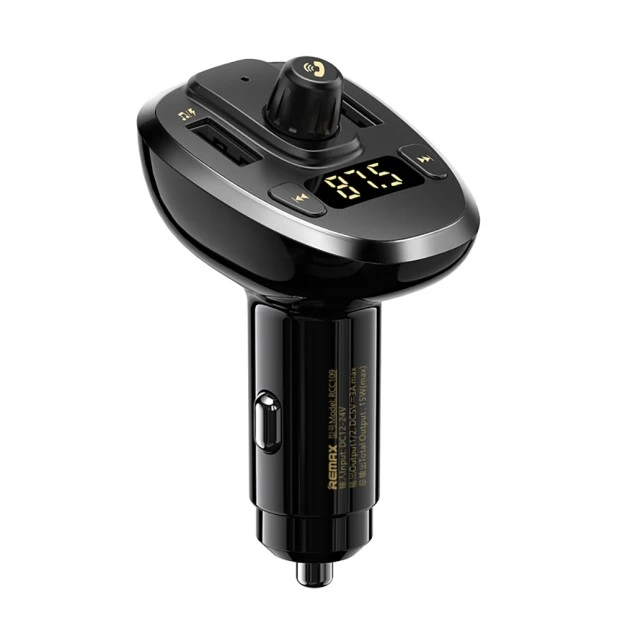 FM-модулятор Remax RCC109 Black