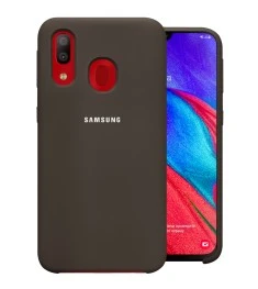 Силикон Original Case Samsung Galaxy A40 (2019) (Коричневый)