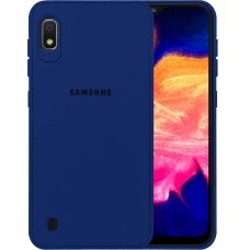 Силиконовый чехол Junket Case Samsung Galaxy A10 (2019) (Синий)