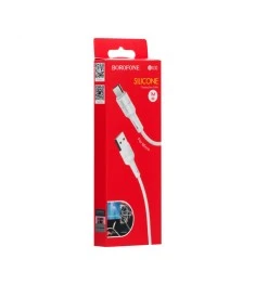 USB-кабель Borofone Silicone BX30 (MicroUSB) (Белый)