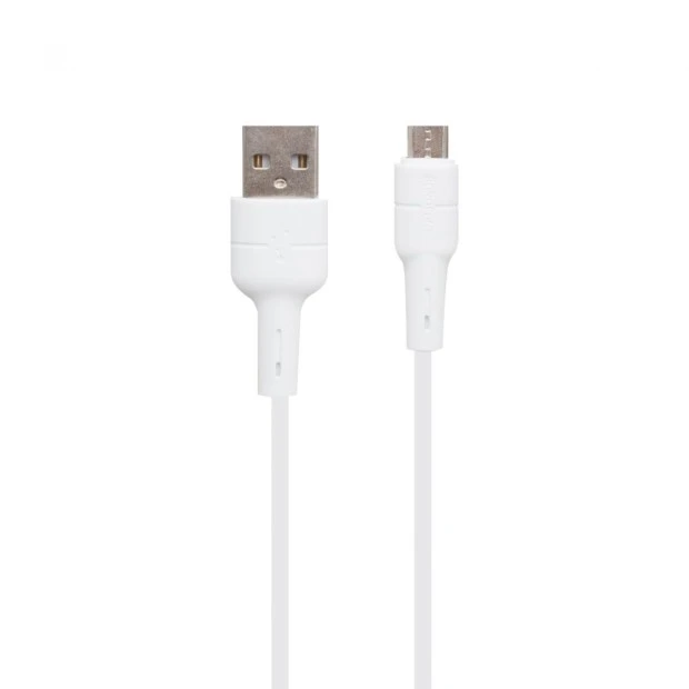 USB-кабель Borofone Silicone BX30 (MicroUSB) (Белый)