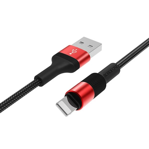 USB-кабель Borofone BX21 (Lightning) (Сірий)