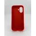 Силіконовий чохол Original Round для Apple iPhone 16 (05) Product RED Силіконовий чохол Original Round для Apple iPhone 16 (05) Product RED